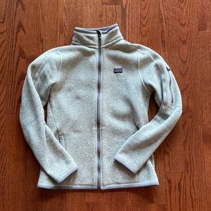 Patagonia Better Sweater jacket size small women’s gray full zip